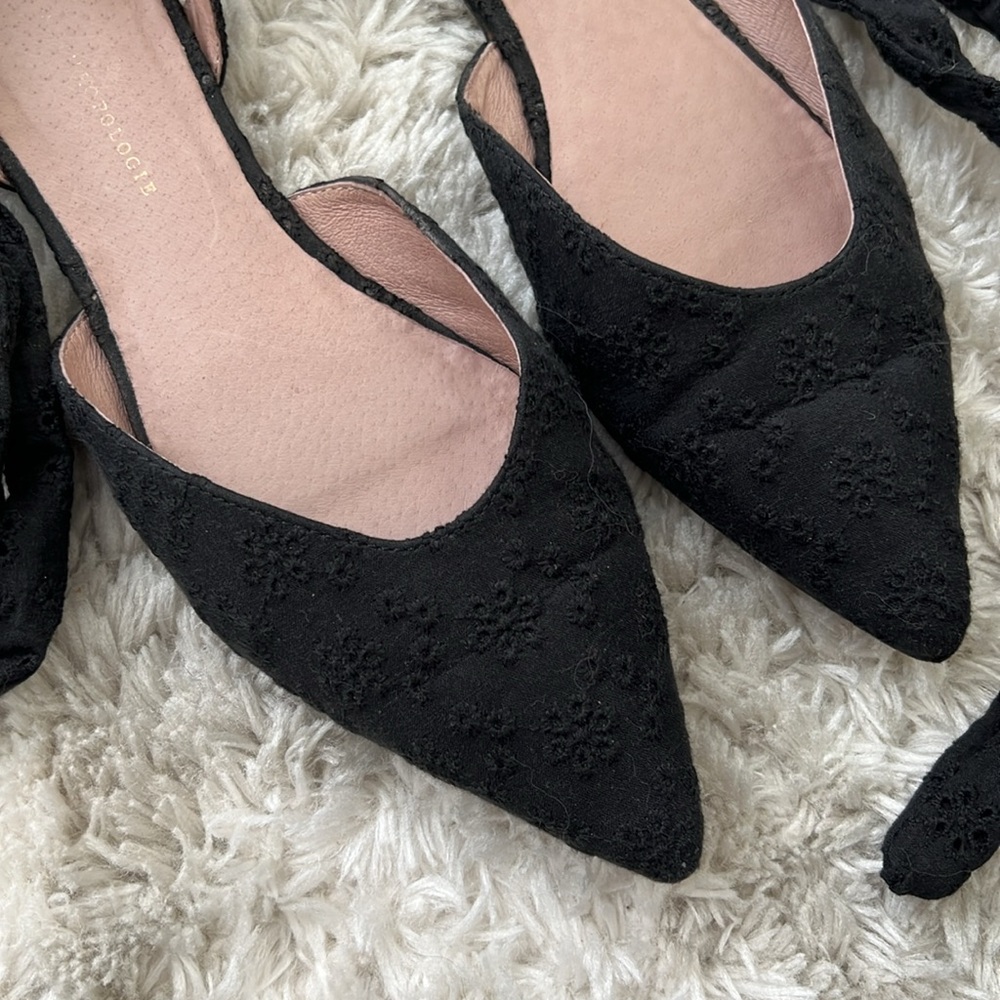 Anthropologie eyelet flats - Picture 2 of 5